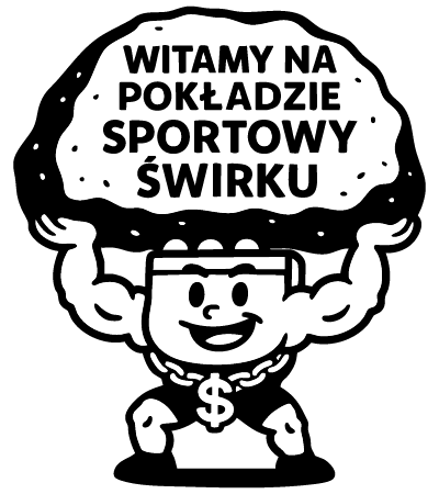 Umięśniony kalendarz ze złotym łancuchem z $ puszcza oczko